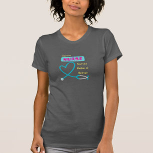 Sjukhuset: Stethoscope Heartslag Shirt T