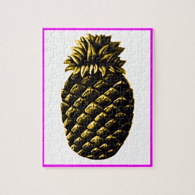 Sjukhusets ananas 4 gult MUSEUM Zazzle G. Pussel (Vertikal)