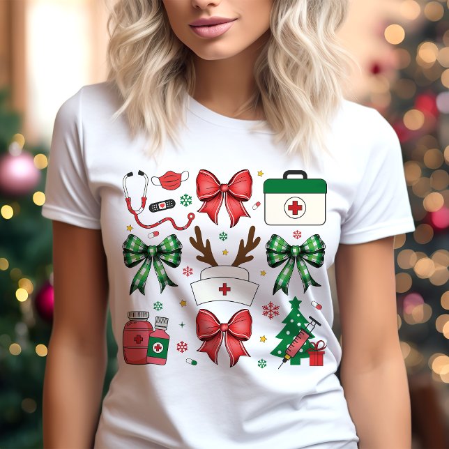 Sjukhusets medicinska Helgdag Coquette Bows T Shirt (Skapare uppladdad)