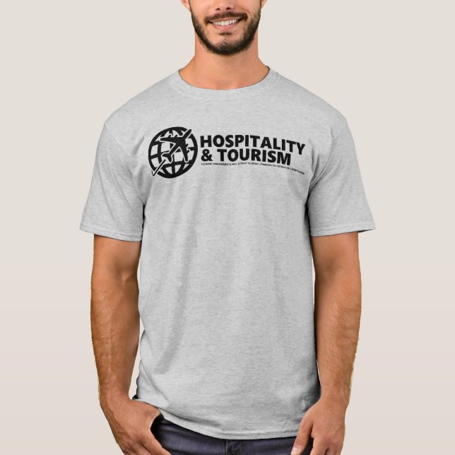 Sjukhusets och turismens Grått T-Shirt (Framsida)