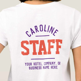 Sjukhusets personal T-Shirt tryckt på båda sidor