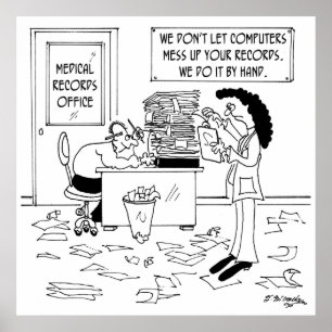 Sjukhusets Tecknad 7 117 Poster