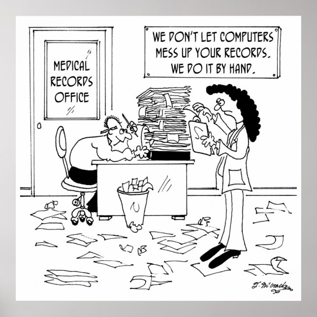 Sjukhusets Tecknad 7 117 Poster (Framsidan)