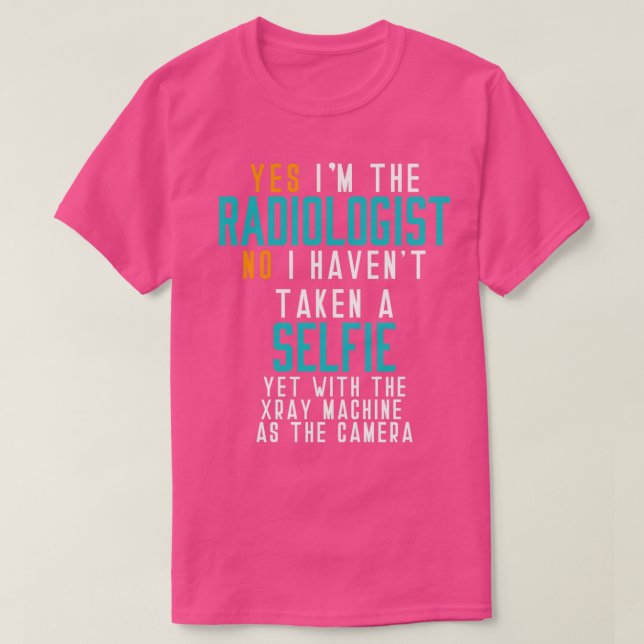 Sjukhusradiolog T Shirt (Design framsida)