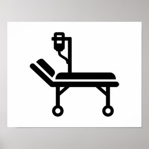 Sjukhussäng Poster