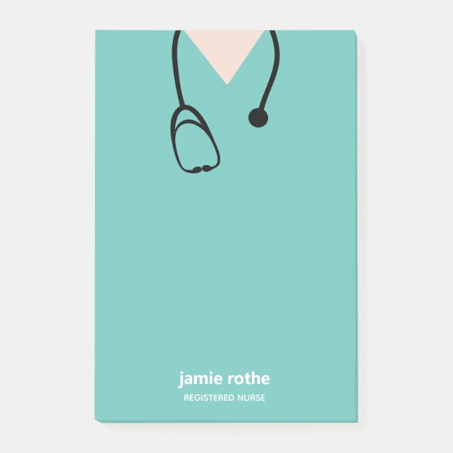 Sjukhussjukhus för läkare post-it block (Framsida)