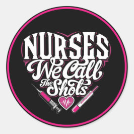 Sjukkurser Runt Klistermärke