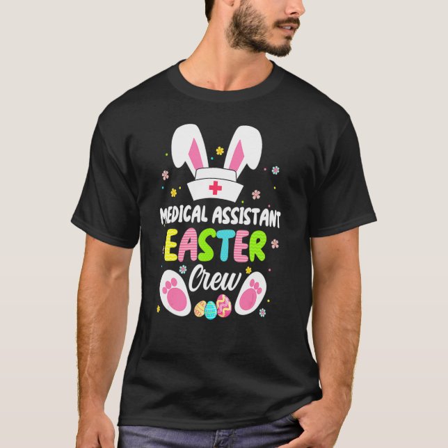 Sjuksjukhuset Doktor Bunny Pets Påsk Day Egg Hu T Shirt (Framsida)
