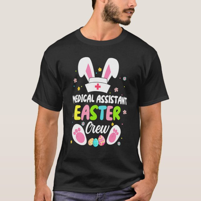 Sjuksjukhuset Doktor Bunny Pets Påsk Day Egg Hu T Shirt (Framsida)