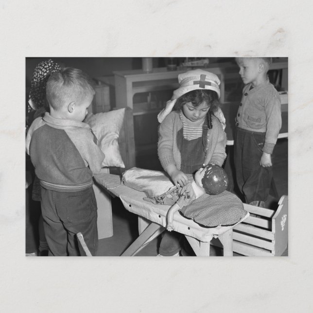 Sjukskolan 1940-talet vykort (Framsida)