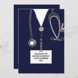 Sjukskolan Grad Party Inbjudningar