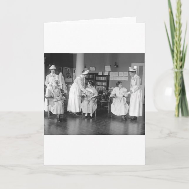 Sjukskolan i tidigt 1900-talet kort (Framsida)