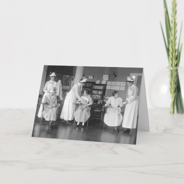 Sjukskolan i tidigt 1900-talet kort (Framsida)