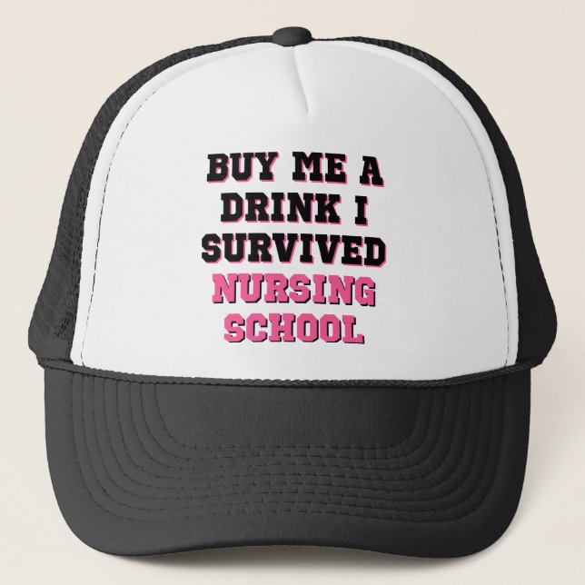 Sjukskolan köper en drink åt mig keps (Framsida)