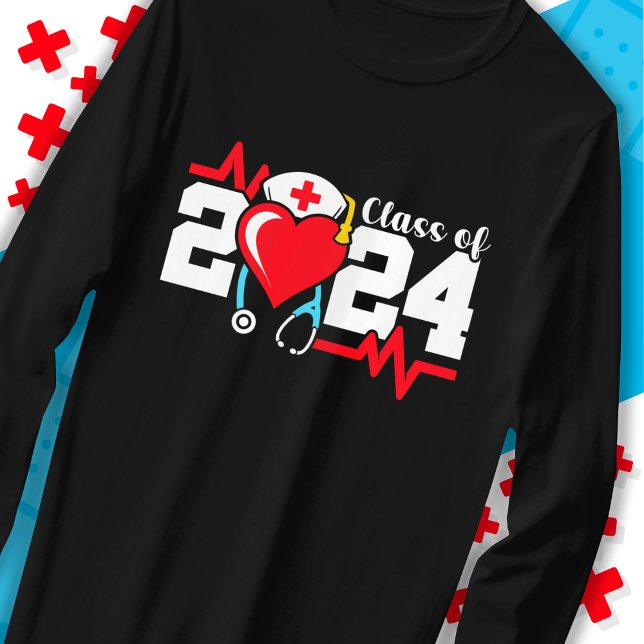 Sjukskolan Student 2024 Nurse Studenten T Shirt (Skapare uppladdad)
