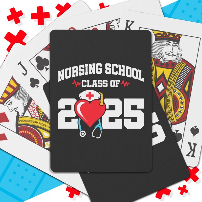 Sjukskolan Student 2025 Nurse Studenten Casinokort (Skapare uppladdad)