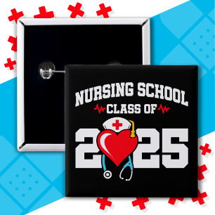 Sjukskolan Student 2025 Nurse Studenten Knapp
