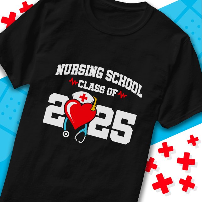 Sjukskolan Student 2025 Nurse Studenten T Shirt (Skapare uppladdad)