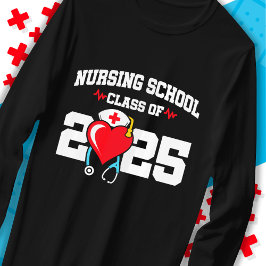 Sjukskolan Student 2025 Nurse Studenten T Shirt