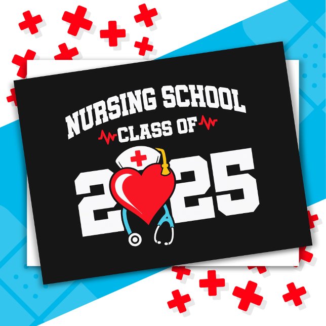 Sjukskolan Student 2025 Nurse Studenten Vykort (Skapare uppladdad)