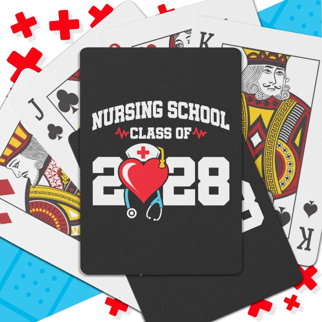 Sjukskolan Student 2028 Nurse Studenten Casinokort (Skapare uppladdad)