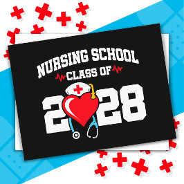 Sjukskolan Student 2028 Nurse Studenten Vykort