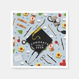 Sjukskolan Studenten Napkins Pappersservett