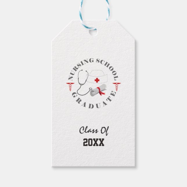 Sjukskolans Student-redskap Presentetikett (Framsidan)