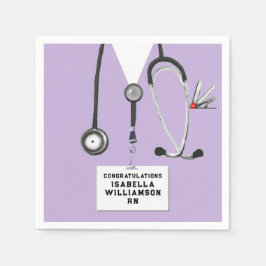 Sjukskolans Studentfest Pappersservett