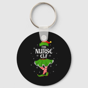Sjuksköterse Elf-julfamiljen Flickor Kvinnor Elf S Nyckelring