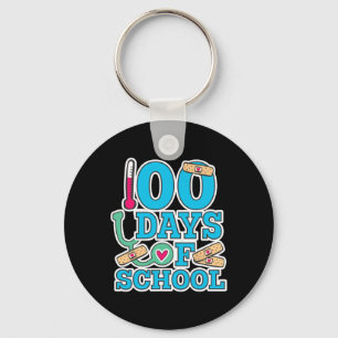 Sjuksköterska 100 dagar i skolan nyckelring