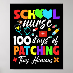 Sjuksköterska 100 dagar med att lappa små människo poster