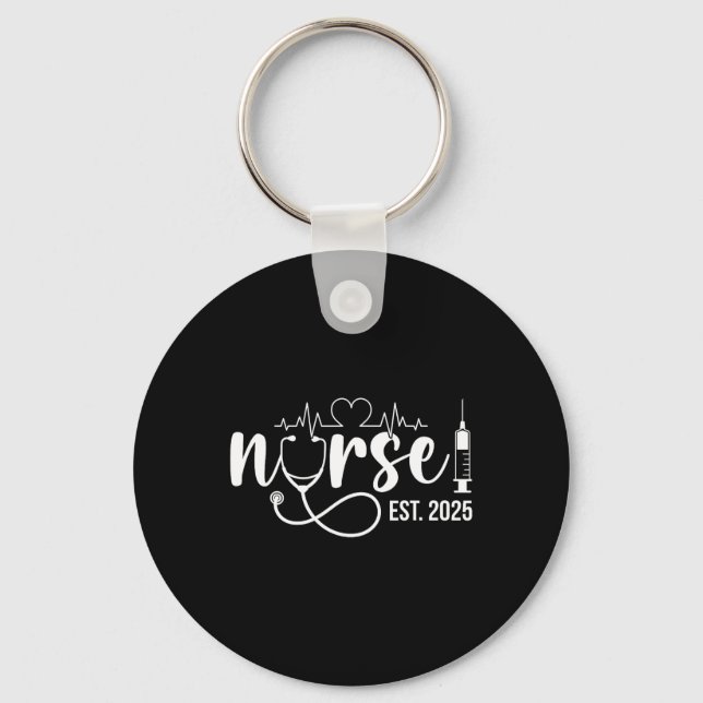 Sjuksköterska. 2025 Nurse Studenten Nursing Studen Nyckelring (Framsida)