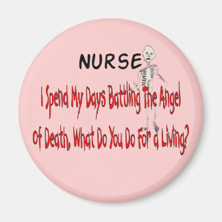 Sjuksköterska "Angel of Death"—Funny Gifts Magnet
