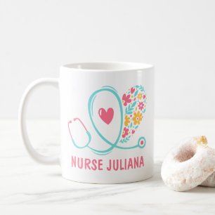 Sjuksköterska Anpassat Namn Present Kaffemugg