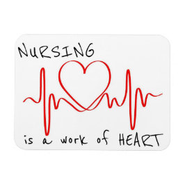 Sjuksköterska är ett hjärtligt tack magnet