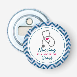 Sjuksköterska är ett hjärtsäcksande verk med stete flasköppnare