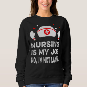 Sjuksköterska är min jobbfools dag förmiddag april t shirt