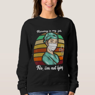 Sjuksköterska är min jobbfools dag Kväve april-för T Shirt