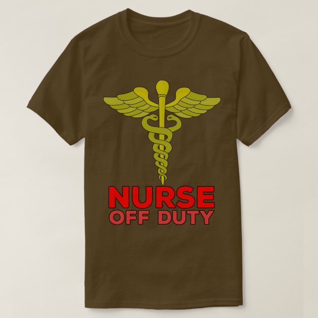 Sjuksköterska av tull 8 t shirt (Design framsida)
