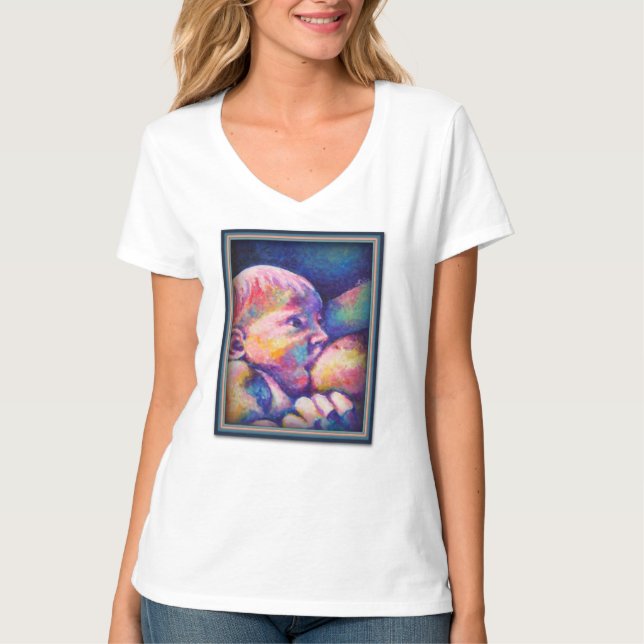 Sjuksköterska Baby T Shirt (Framsida)