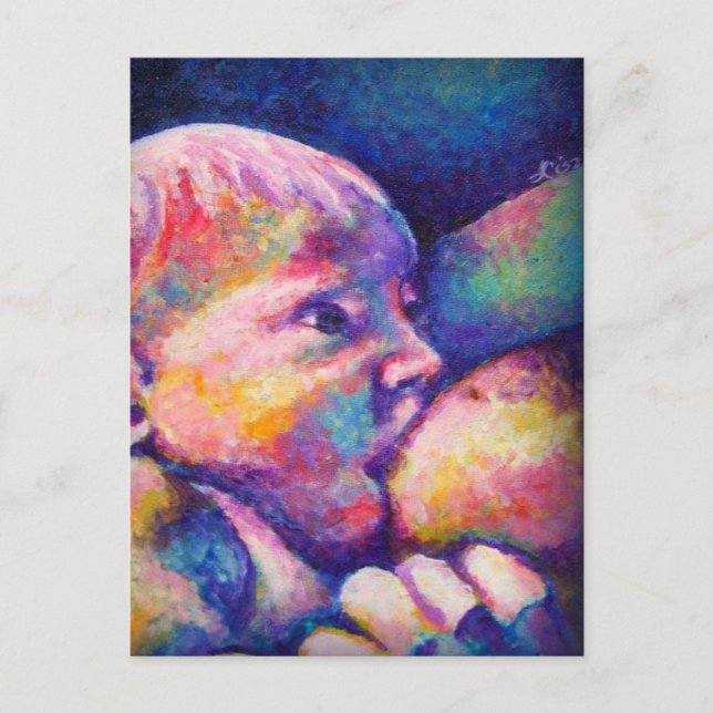 Sjuksköterska Baby Vykort (Framsida)