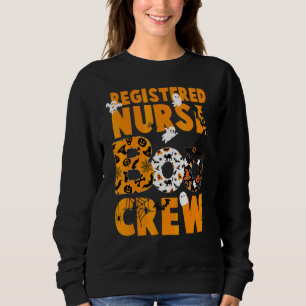 Sjuksköterska Boo Crew Halloween Omvårdnad T Shirt