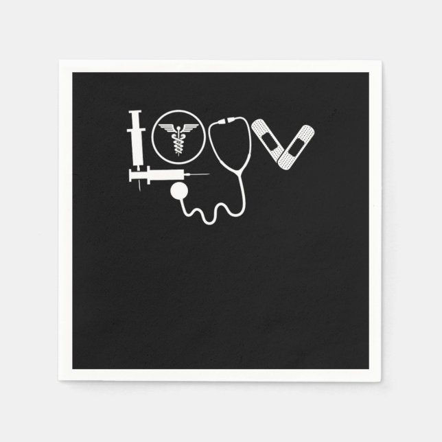 Sjuksköterska CNA Sjukvårdsläkare Sjukhus Medic Ho Pappersservett (Framsidan)