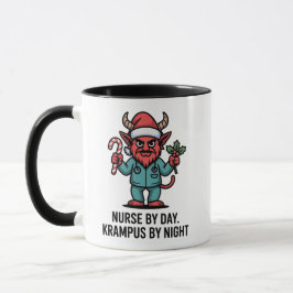 Sjuksköterska dagtid Krampus nattetid Sjukskötersk Mugg