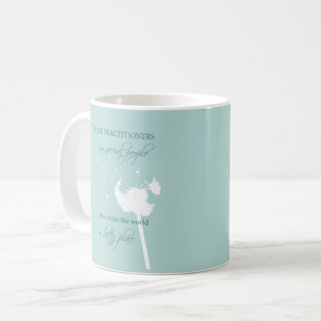 Sjuksköterska Dandelion Kaffemugg (Framsida vänster)