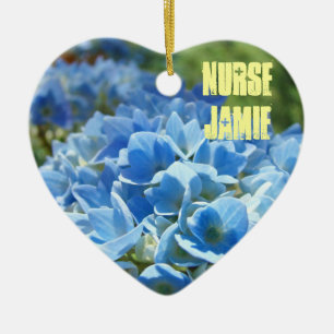 Sjuksköterska Ditt Namn Värme Ornamenter Gåva Sjuk Julgransprydnad Keramik