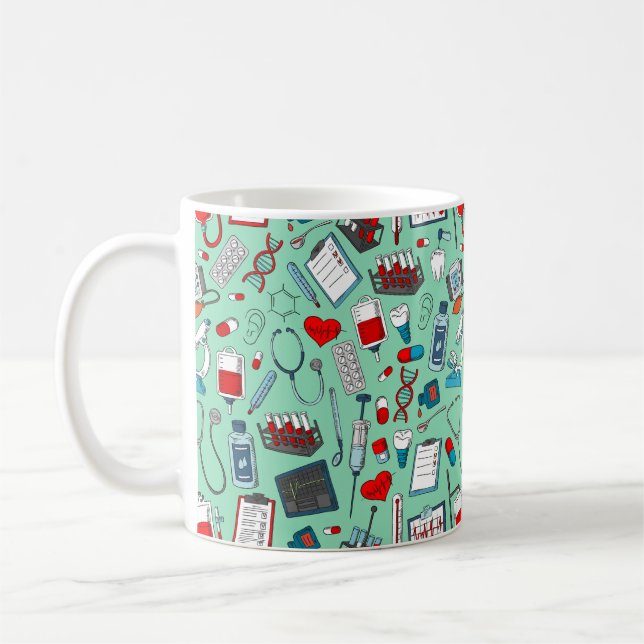 Sjuksköterska, Doktor, medicinsk Professionell Kaffemugg (Vänster)