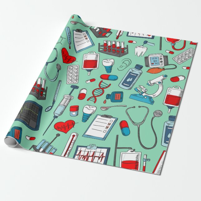 Sjuksköterska, Doktor, medicinsk Professionell Presentpapper (Utrullad)