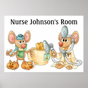 Sjuksköterska-/doktoraffisch - SRF Poster